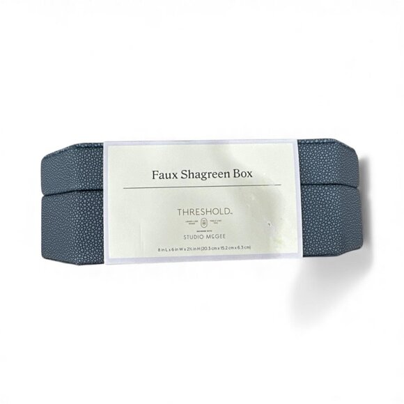 THRESHOLD Faux Shagreen Box - Picture 5 of 8